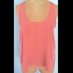 TopShop Women's Top Blouse Shirt Orange Sleeveless 4